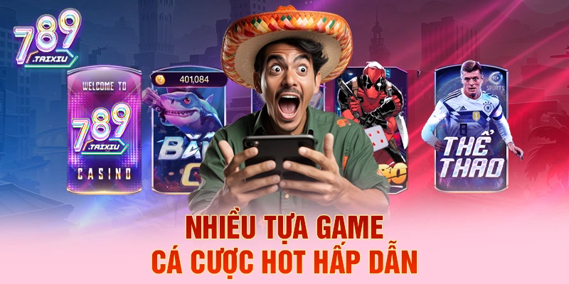 Đa dạng tựa game cá cược tại FUN88